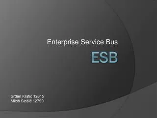 enterprise service bus