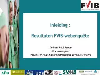 inleiding resultaten fvib webenqu te