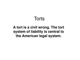 Torts