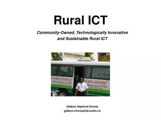 Rural ICT
