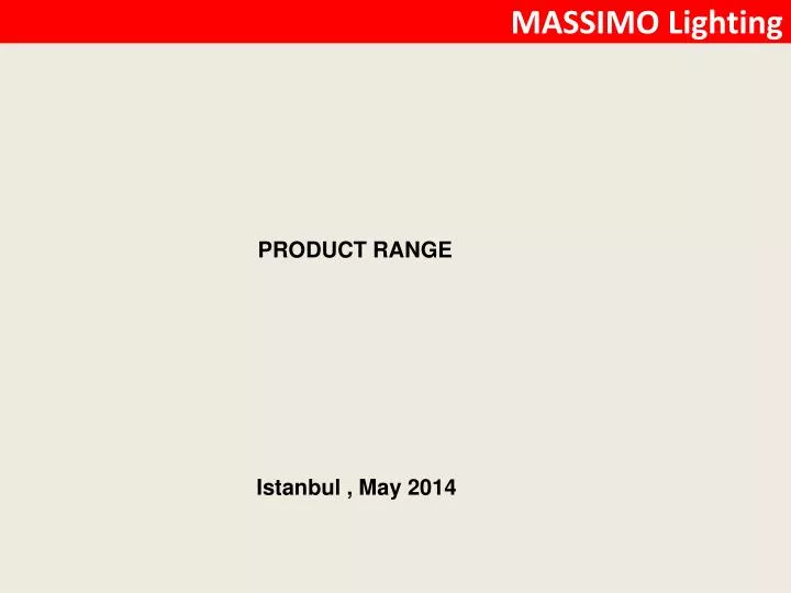 product range istanbul may 2014