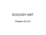 PPT - Unit 1: Ecology PowerPoint Presentation, Free Download - ID:1804460