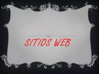 sitios web