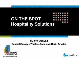 ON THE SPOT Hospitality Solutions