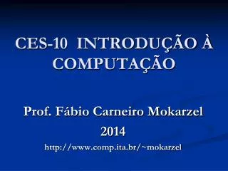 ces 10 introdu o computa o