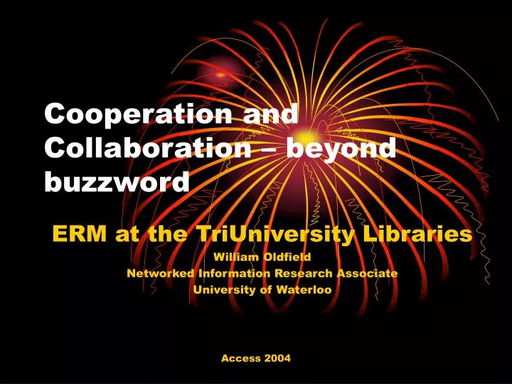 cooperation and collaboration beyond buzzword