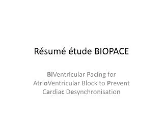 r sum tude biopace