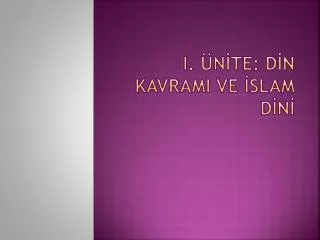 i n te d n kavrami ve slam d n
