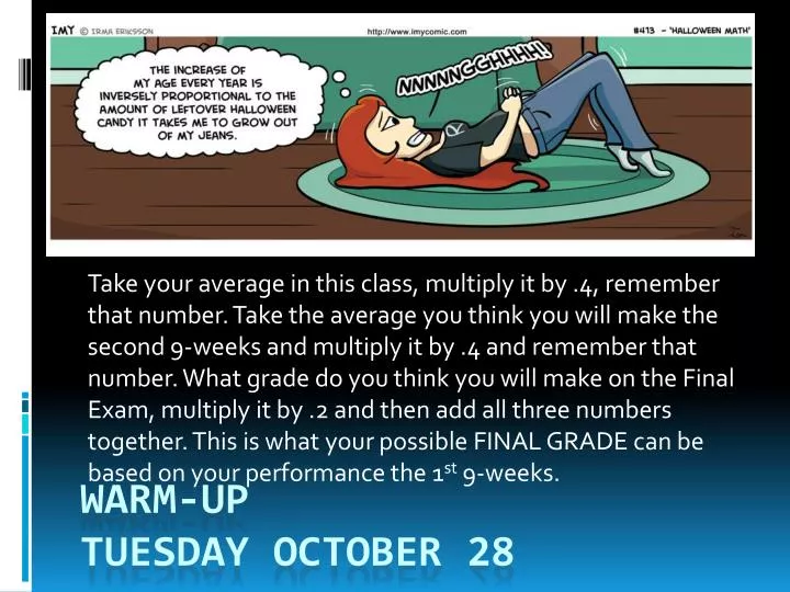 warm up tuesday october 28
