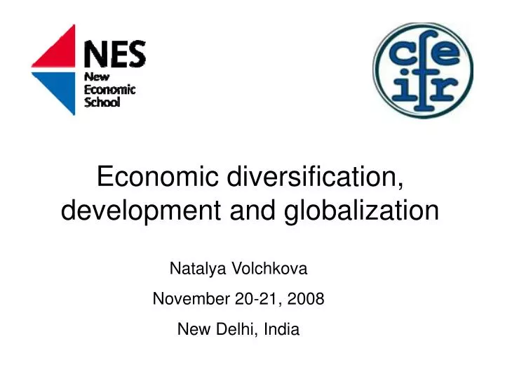 economic diversification development and globalization