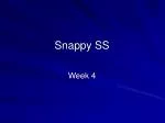 Snappy SS - slide 1