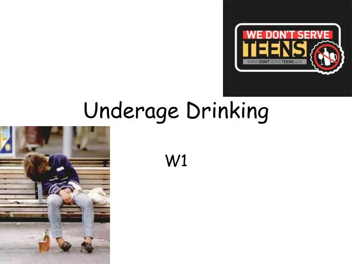 underage drinking
