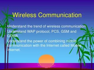 wireless communication