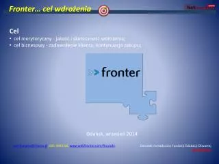 fronter cel wdro enia