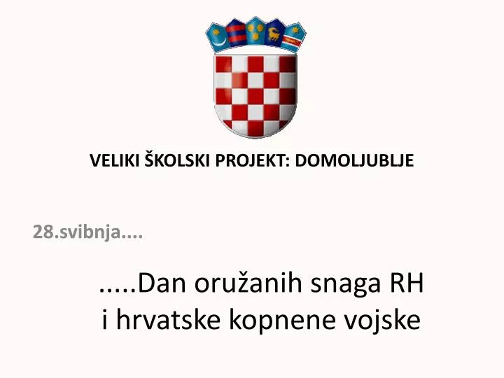 dan oru anih snaga rh i hrvatske kopnene vojske
