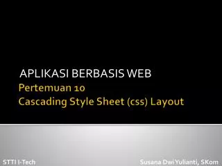 aplikasi berbasis web