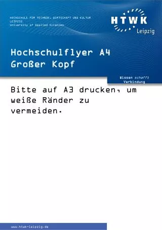hochschulflyer a4 gro er kopf