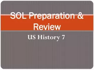 SOL Preparation &amp; Review