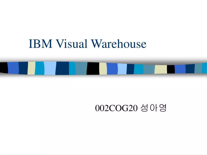 ibm visual warehouse