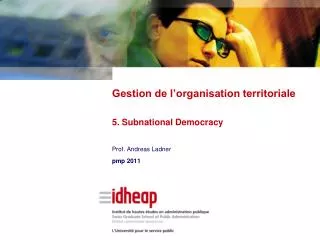 prof andreas ladner pmp 2011