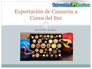 exportaci n de camar n a corea del sur
