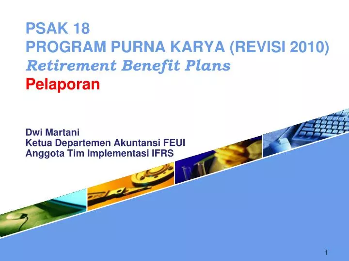 psak 18 program purna karya revisi 2010 retirement benefit plans pelaporan