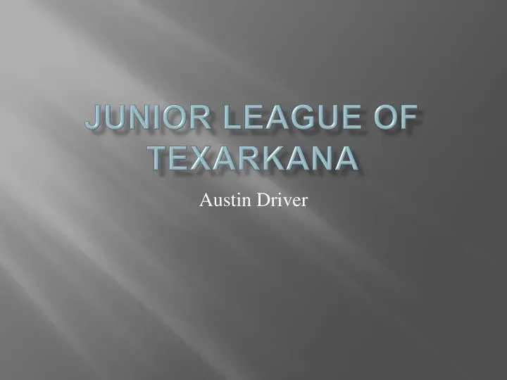 junior league of texarkana