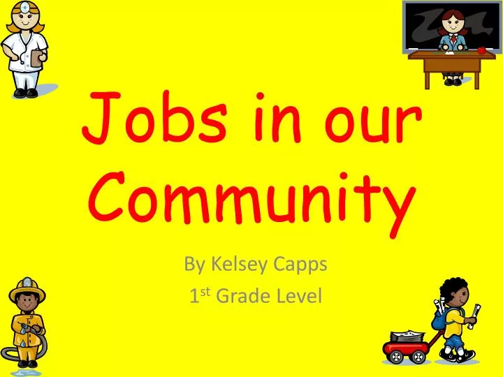 jobs in our community