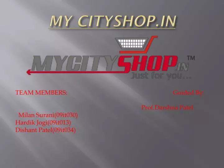 my cityshop in