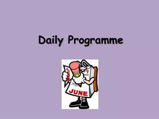 Daily Programme