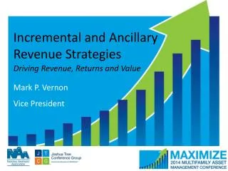 Incremental and Ancillary Revenue Strategies