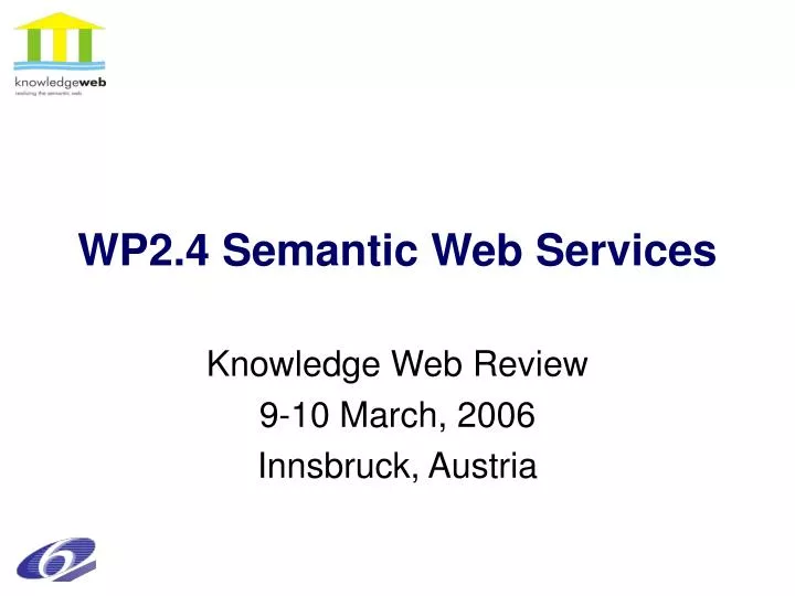 wp2 4 semantic web services