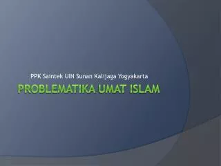 ppk saintek uin sunan kalijaga yogyakarta