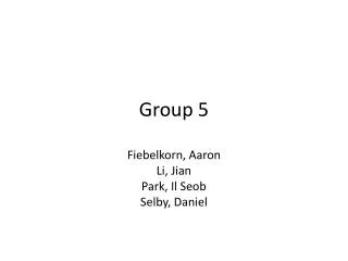 group 5