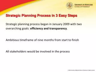 Strategic Planning Process in 3 Easy Steps