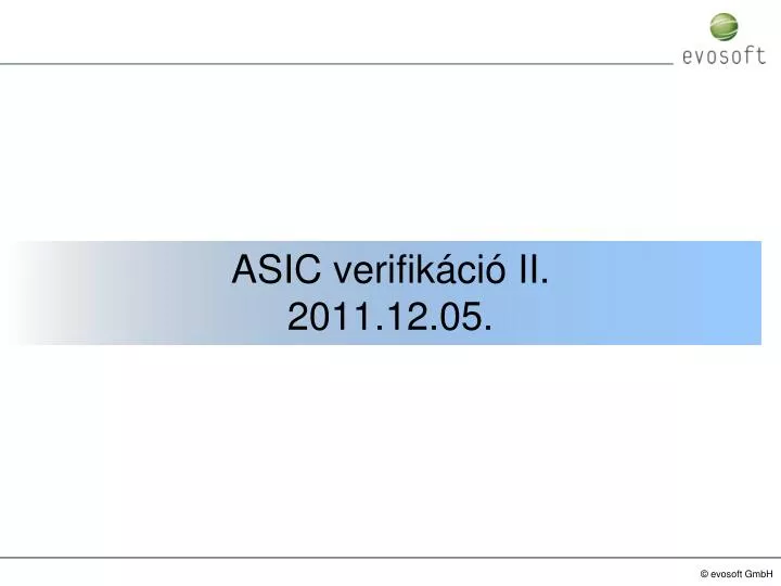 asic verifik ci ii 2011 12 05