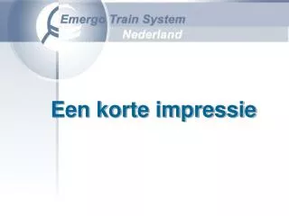 een korte impressie