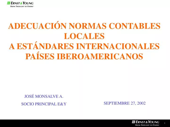 adecuaci n normas contables locales a est ndares internacionales pa ses iberoamericanos
