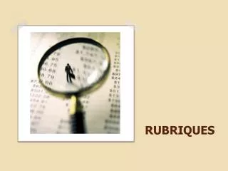 rubriques