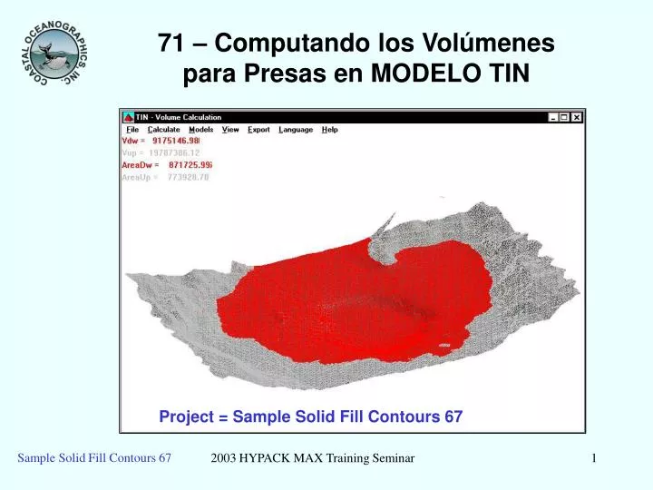 71 computando los vol menes para presas en modelo tin