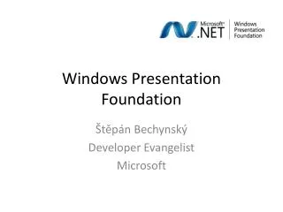 windows presentation foundation