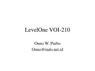levelone voi 210