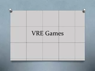 vre games