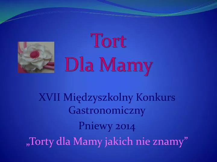 tort dla mamy