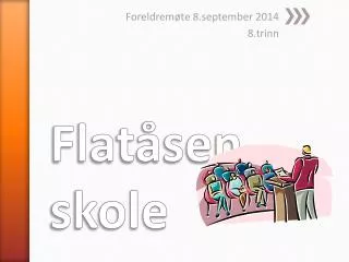 foreldrem te 8 september 2014 8 trinn