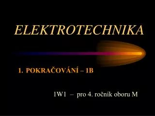 elektrotechnika