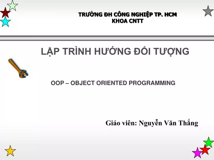 tr ng h c ng nghi p tp hcm khoa cntt