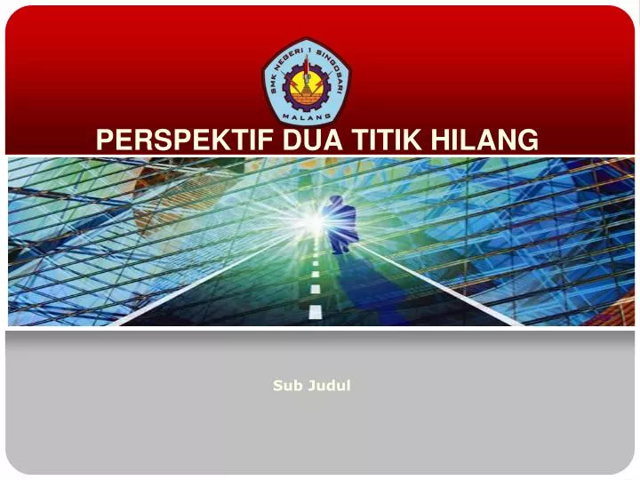 perspektif dua titik hilang