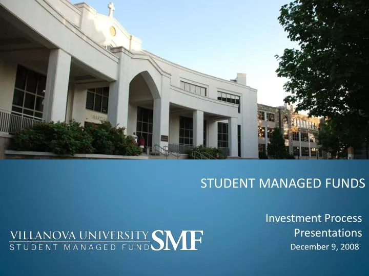 student managed funds