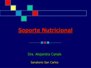 soporte nutricional